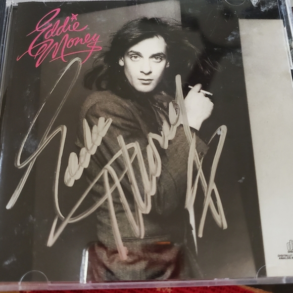 Eddie Money 1977 Autographed CD